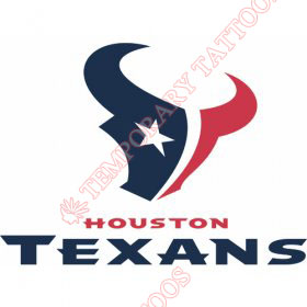 Houston Texans Customize Temporary Tattoos Stickers NO.535